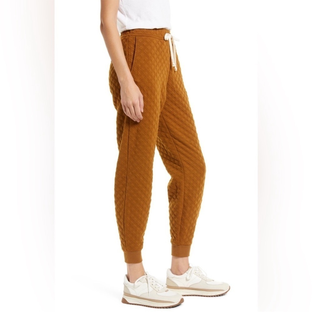 Madewell Set Quilted Brown Hoodie and Pants Set Size XXS - Picture 6 of 16